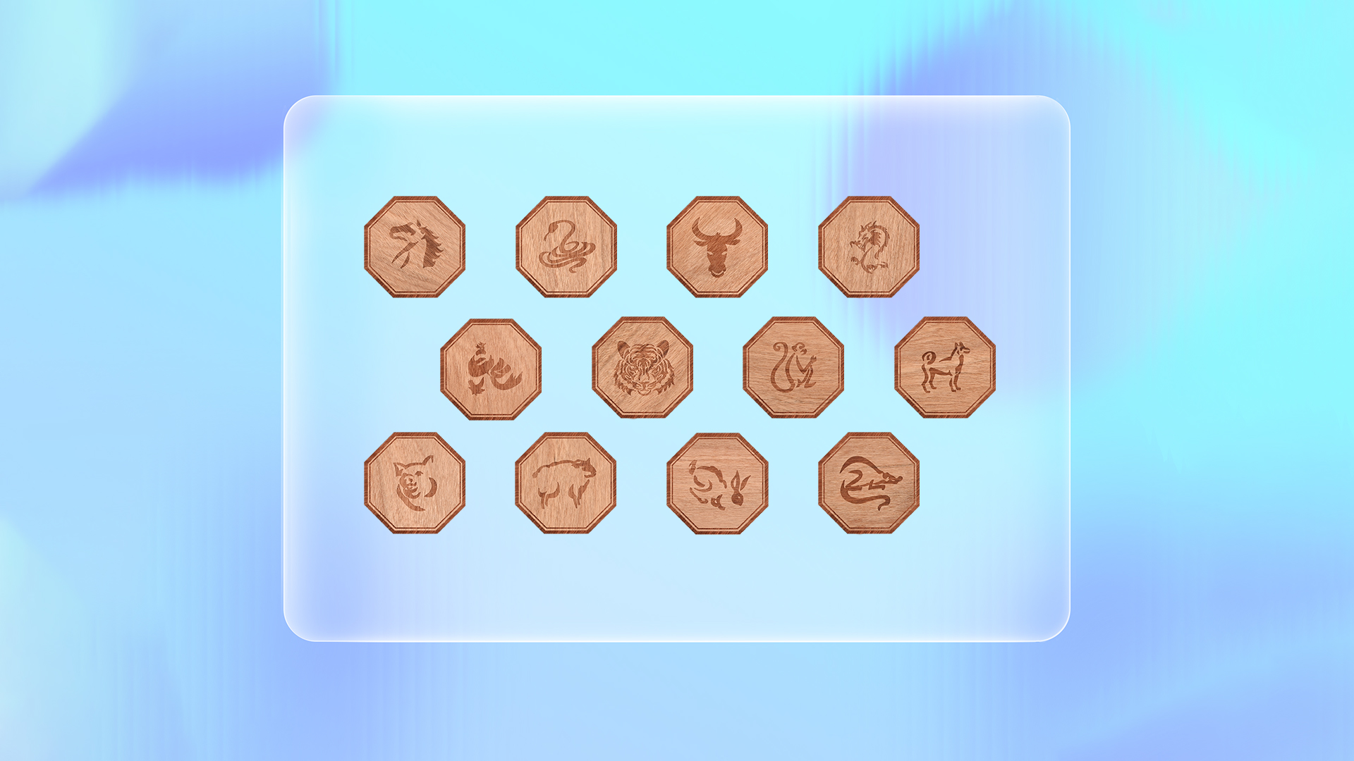 卡立方集團(tuán)RFID智能木卡工廠專業(yè)定制NFC十二生肖木卡RFID非標(biāo)木卡源頭廠家