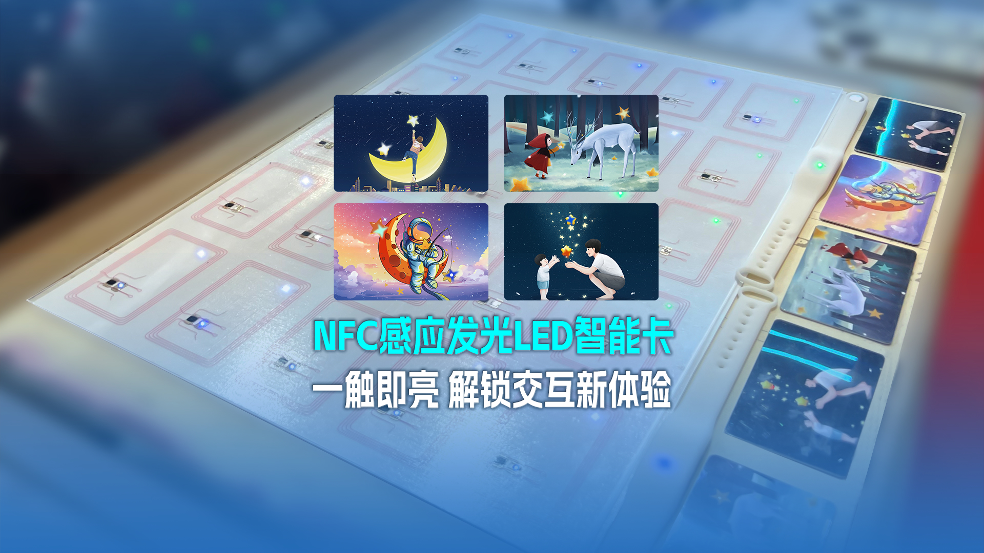 告別普通！卡立方集團(tuán)感應(yīng)LED發(fā)光智能卡硅膠手環(huán)腕帶產(chǎn)品，點(diǎn)亮你的每一次交互?